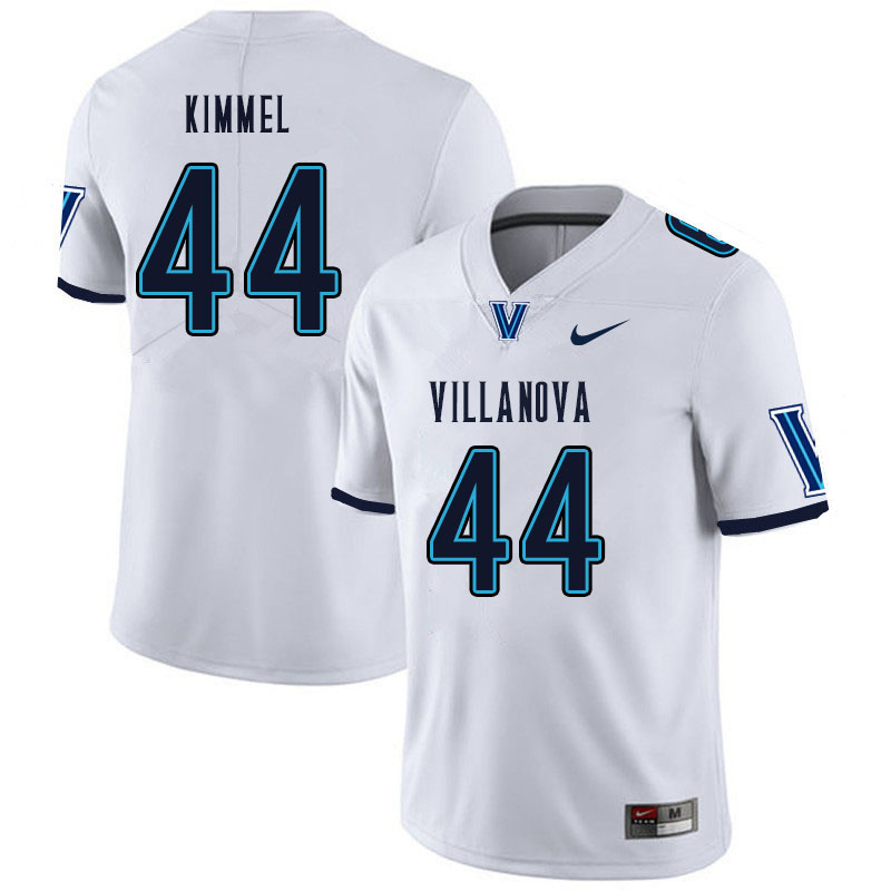 Men #44 Richie Kimmel Villanova Wildcats College Football Jerseys Sale-White